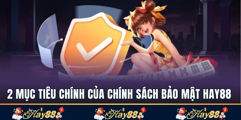 2 mục tiêu chính của chính sách bảo mật Hay88 