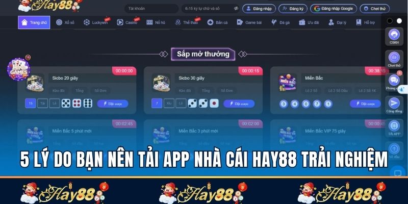 5 lý do bạn nên tải app nhà cái Hay88 trải nghiệm